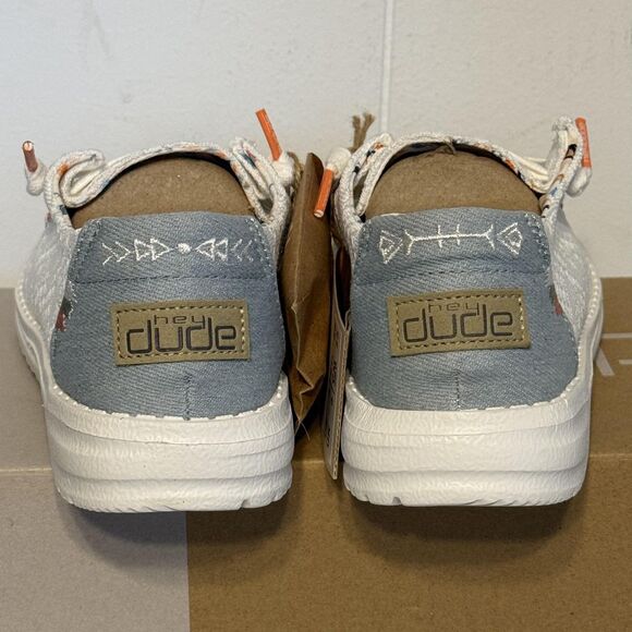 Hey Dude Wendy Shoes Womens Size 5 Boho White Crochet Natural Collection Casual - Picture 6 of 13